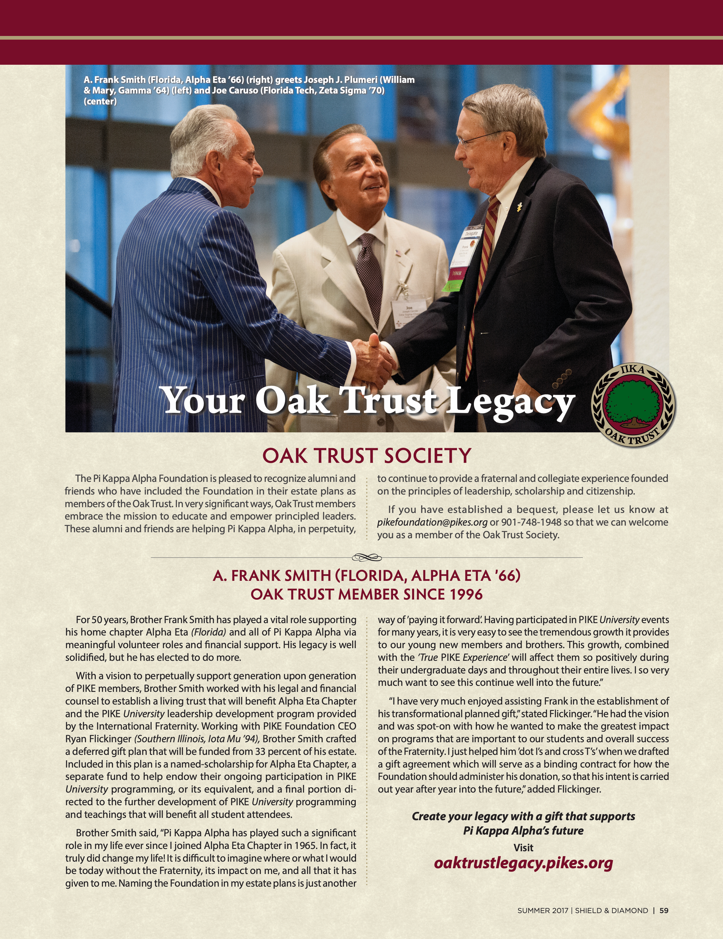 Your Oak Trust Legacy